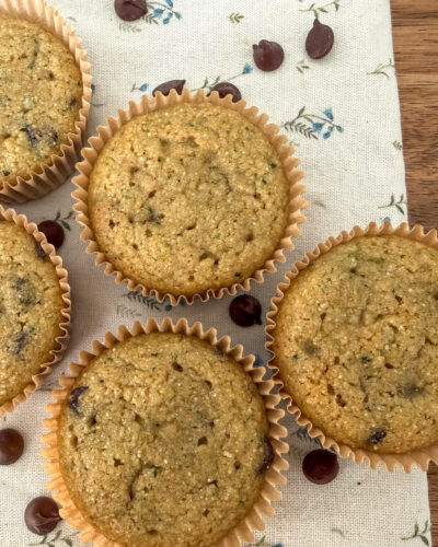 Healthy Zucchini Muffins with Fresh Milled Flour