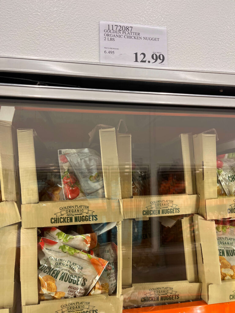 best organic food brands - organic chicken nuggets from costco