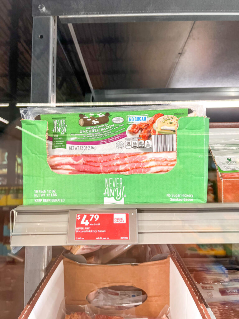uncured bacon from Aldi